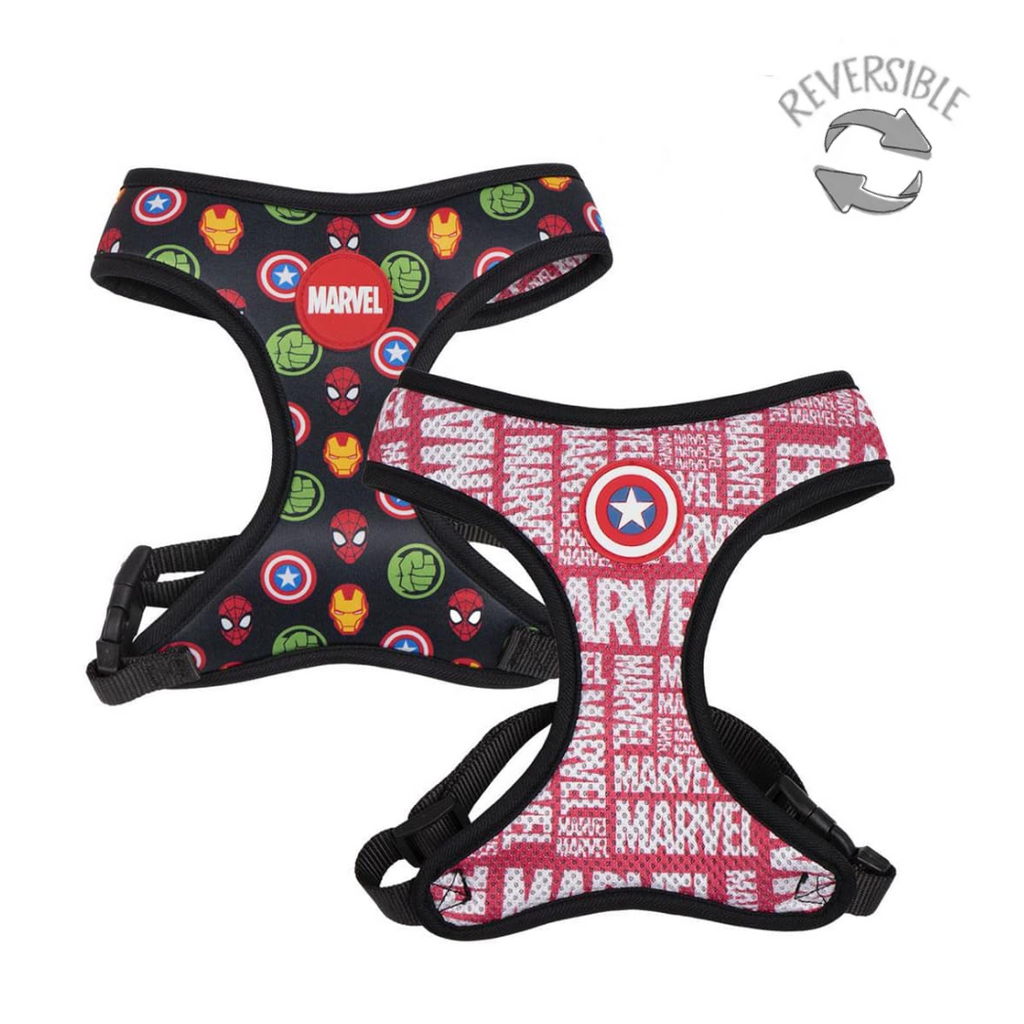 Arnés Reversible para Perros - Marvel | Ajustable en Abdomen