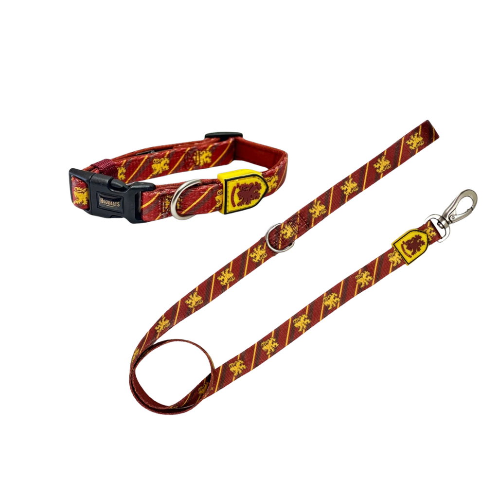 Pack Collar y Correa - Exclusivo Gryffindor Harry Potter