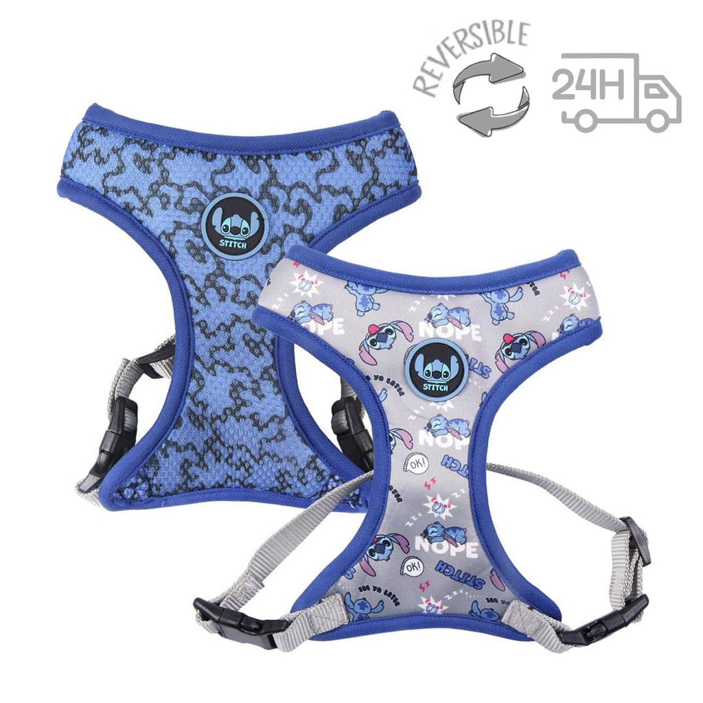 Arnés Reversible para Perros - Lilo & Stitch | Ajustable en Abdomen