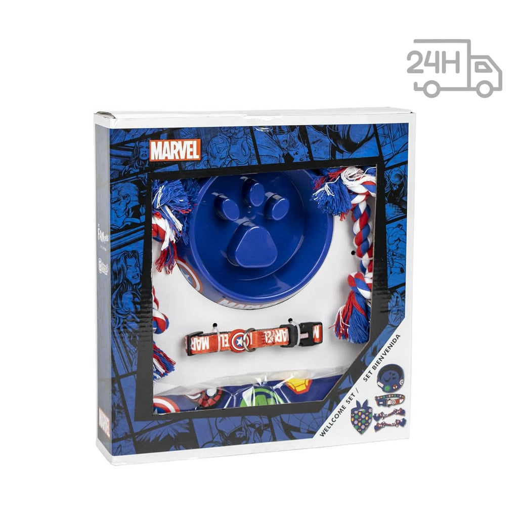 Set de regalo para perros - Superhéroes Marvel